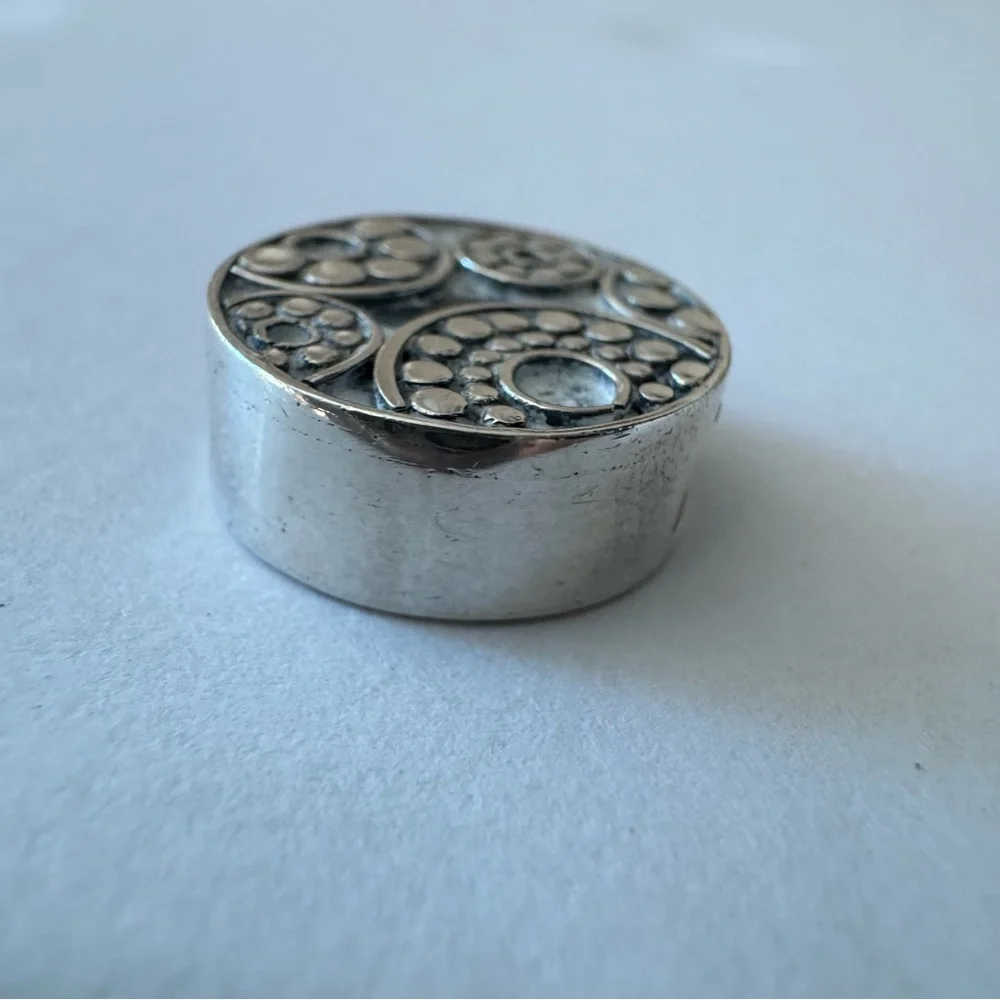 LORI BONN Sterling Silver Slide Charm For Bracelet - Picture 8 of 14